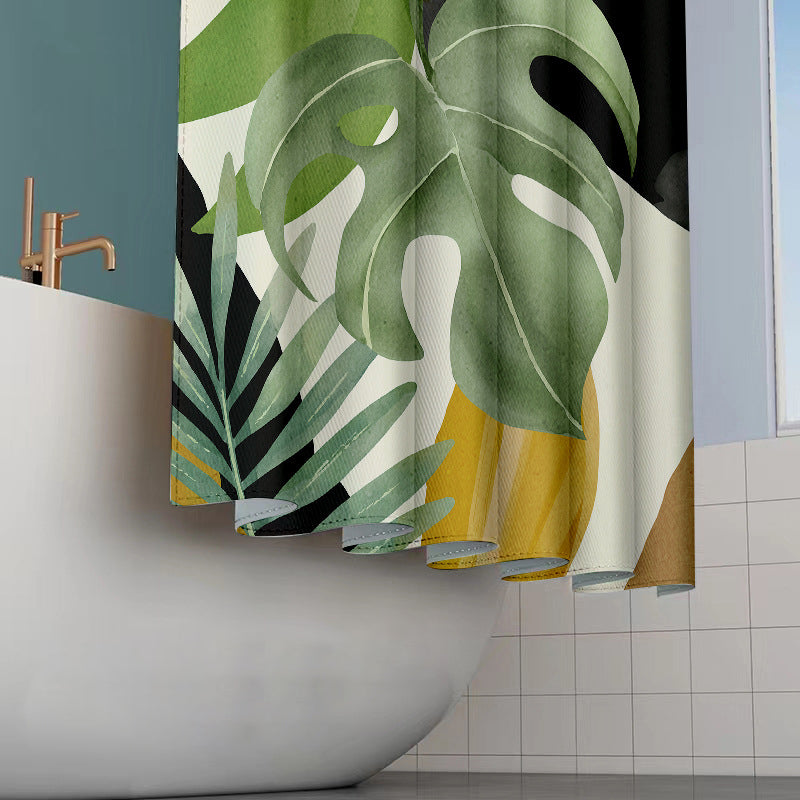150x180cm Shower Curtain 3D Rainforest Pattern Bathroom Polyester Shower Curtain with 12 Hooks 150x180cm Shower Curtain 3D Rainforest Pattern Bathroom Polyester Shower Curtain with 12 Hooks